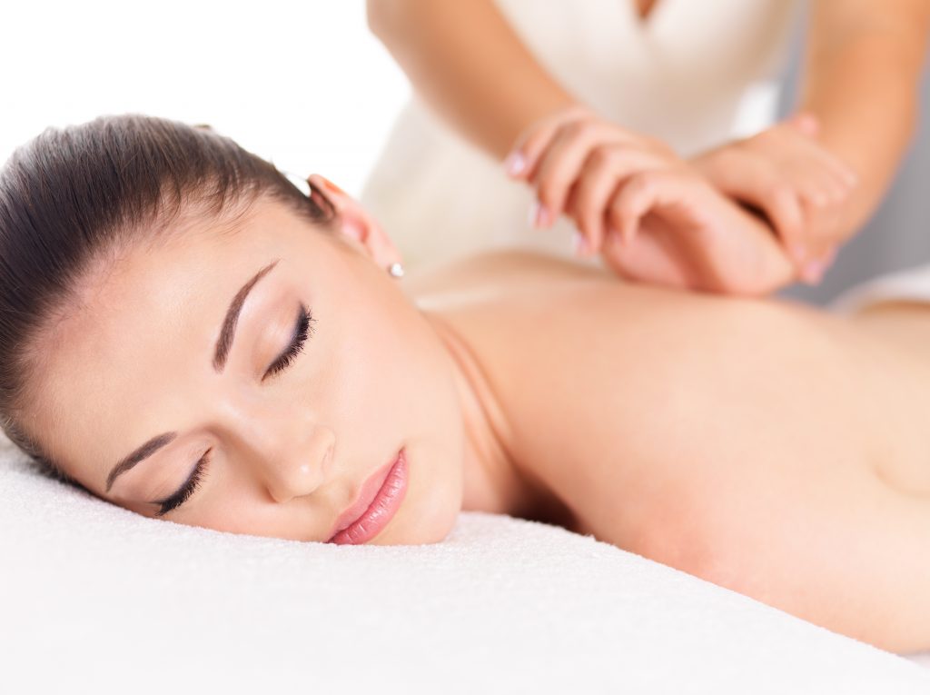 Woman Having body massage
